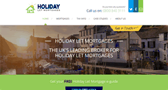 Desktop Screenshot of holidayletmortgages.co.uk